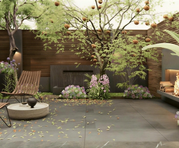New Chinese Style Courtyard/landscape-ID:415535935