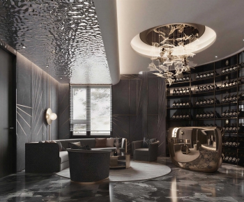 Modern Wine Cellar/Wine Tasting Room-ID:401144984