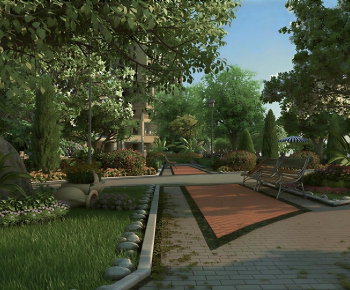 Modern Courtyard/landscape-ID:157175069