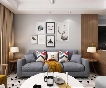 Nordic Style A Living Room-ID:840431938