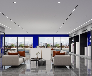 Modern Exhibition Hall-ID:498366124