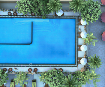 Modern Swimming Pool-ID:983956101