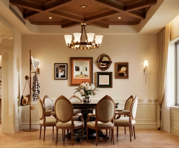 American Style Dining Room-ID:490848067
