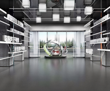 Modern Exhibition Hall-ID:981123921
