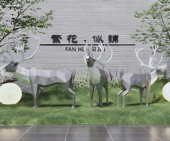 Modern Sculpture Sketch-ID:472466958