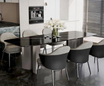 Modern Dining Table And Chairs-ID:518838888