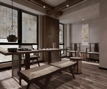 New Chinese Style Tea House-ID:415157085