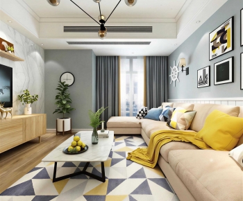 Nordic Style A Living Room-ID:867631913