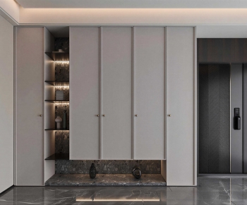 Modern Entrance Cabinet-ID:517786982