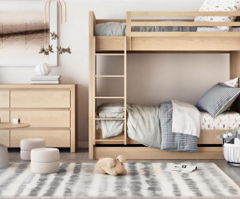 Modern Bunk Bed-ID:422770985