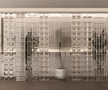 Modern Glass Screen Partition-ID:439337024