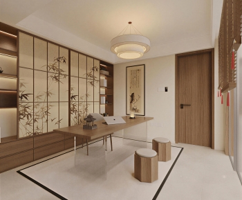New Chinese Style Study Space-ID:370420935