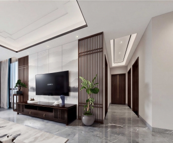 New Chinese Style Hallway-ID:677763942