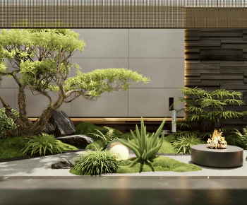 New Chinese Style Courtyard/landscape-ID:441657077