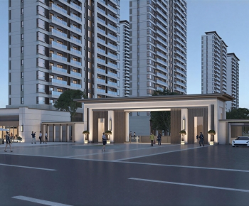 Modern Building Appearance-ID:904581074