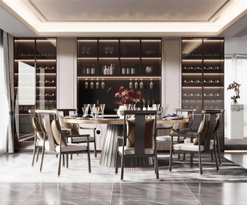 New Chinese Style Dining Room-ID:523462063