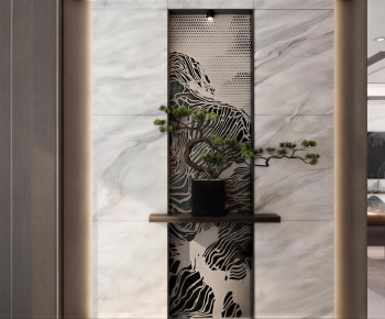 New Chinese Style Hallway-ID:390405894