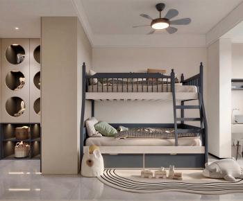 Modern Boy's Room And Son's Room-ID:124128105