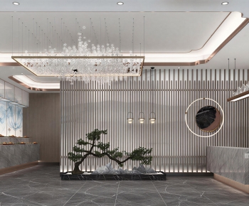 New Chinese Style Lobby Hall-ID:830981972