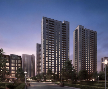 Modern Residential Building-ID:268244988