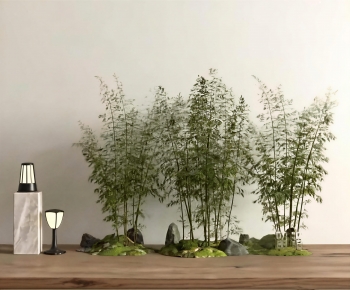 New Chinese Style Plant Landscaping-ID:711455119