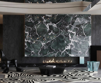 Modern A Living Room-ID:605936051