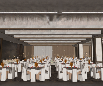 Modern Banquet Hall-ID:395911937