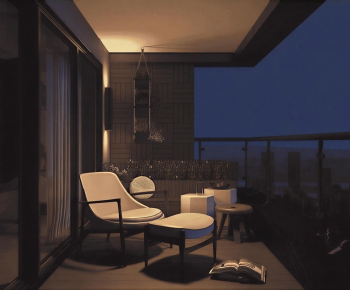 Modern Leisure Balcony-ID:390131954