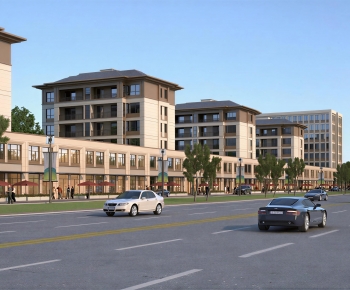 Modern Residential Building-ID:406856064