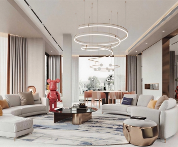 Modern A Living Room-ID:964849002