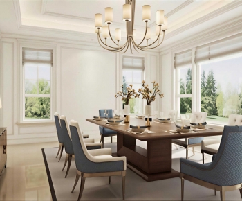 Simple European Style Dining Room-ID:200400113