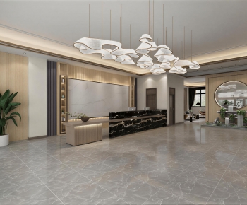 Modern Office Reception Desk-ID:433077106