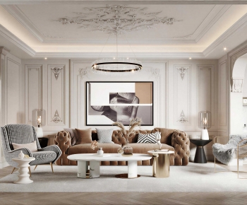 American Style A Living Room-ID:377767099