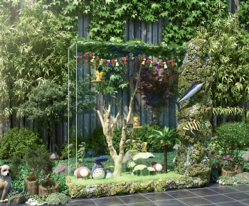 Modern Plant Landscaping-ID:252096891