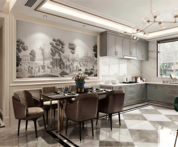 American Style Dining Room-ID:904614936