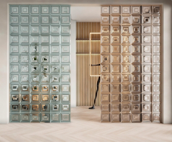 Modern Glass Screen Partition-ID:307610028