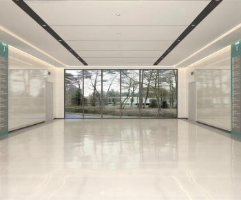 Modern Office Elevator Hall-ID:986850022