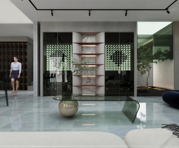 Modern A Living Room-ID:513834958