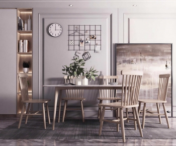 Nordic Style Dining Table And Chairs-ID:767963899