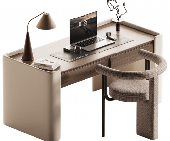 Modern Computer Desk And Chair-ID:529613021