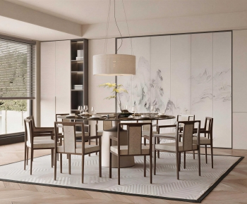 New Chinese Style Dining Room-ID:237016927