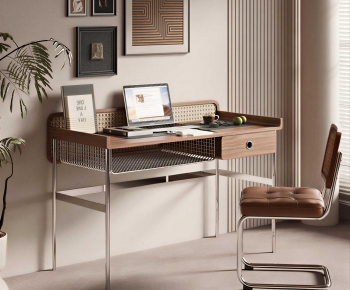 Modern Computer Desk And Chair-ID:108189642