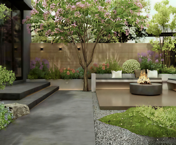 Modern Courtyard/landscape-ID:214274884