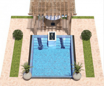 Modern Swimming Pool-ID:468194965