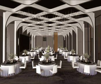 Modern Banquet Hall-ID:685322058