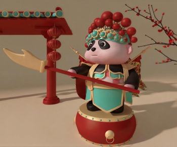 New Chinese Style Sculpture-ID:552461191