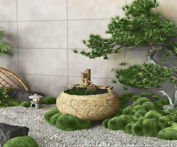 New Chinese Style Rockery Waterscape-ID:197361957