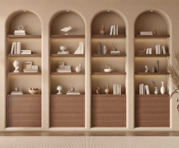 Wabi-sabi Style Bookcase-ID:349249889