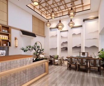 New Chinese Style Tea House-ID:904931074