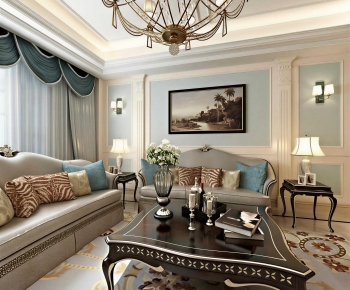 European Style A Living Room-ID:224195968